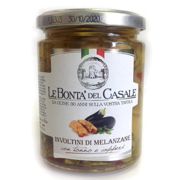 Рулетики из баклажанов с тунцом и каперсами Италия 