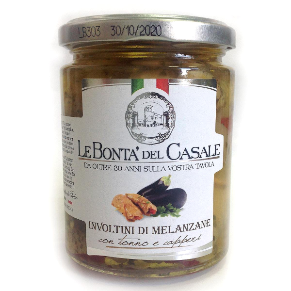 Рулетики из баклажанов с тунцом и каперсами Италия 