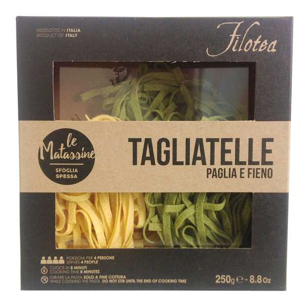 Паста Матассине Тальятелле Двухцветная ручной работы  Италия