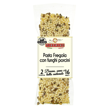 Паста фрегола по-сардински с белыми грибами  Италия