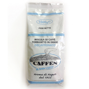 Кофе в зернах без кофеина, бленд Decaffeinato Италия