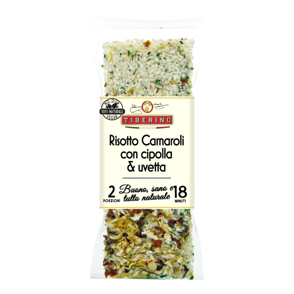 Ризотто с красным репчатым луком и изюмом Италия 