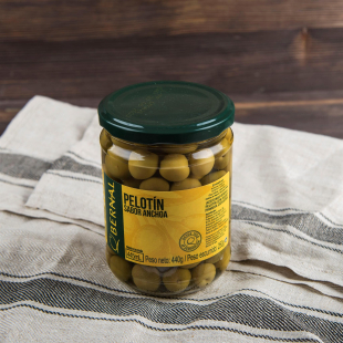 Оливки PELOTIN  зеленые, в анчоусном рассоле, с косточкой Испания 
