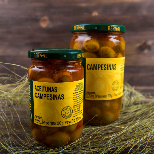 Оливки Кампесинас с паприкой  Испания 