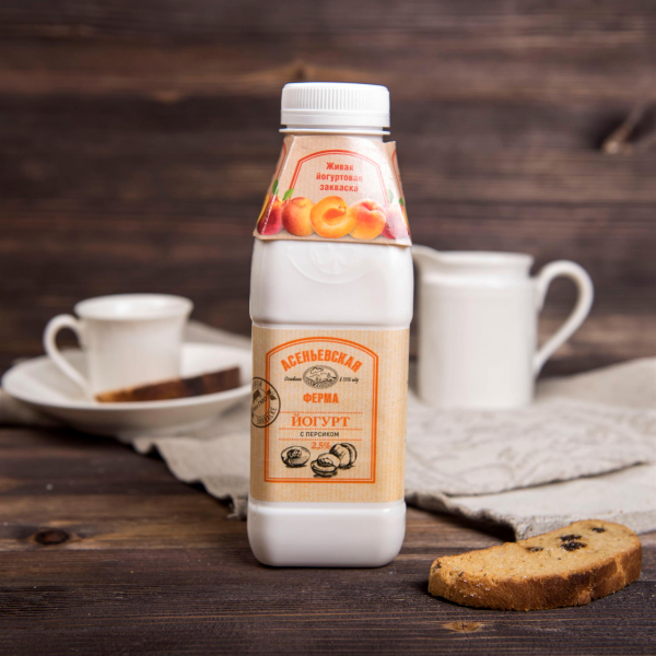 Йогурт с персиком Йогурт с персиком