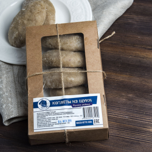 Котлеты из щуки, пачка 500 гр