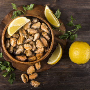 Мидии – мясо очищенные