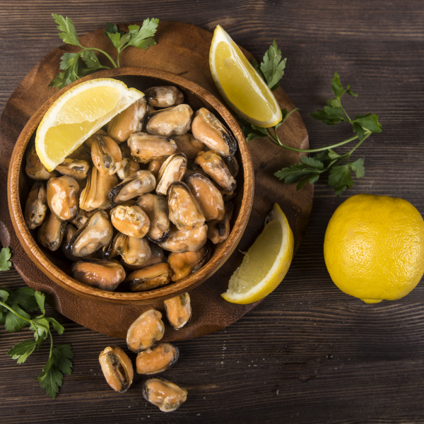 Мидии – мясо очищенные Мидии – мясо очищенные