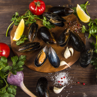 Мидии крупные в раковине