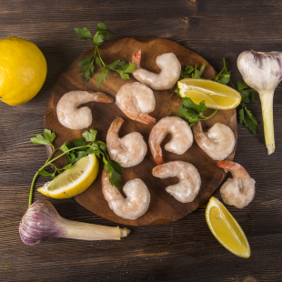 Хвост тигровой креветки очищенный в/м