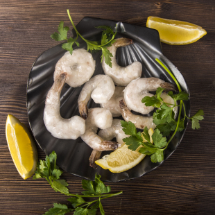 Хвост тигровой креветки очищенный сырой