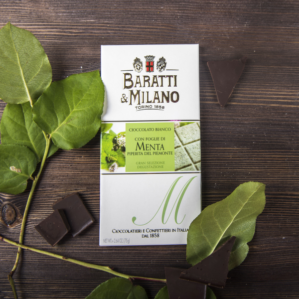 Шоколад белый с мятой