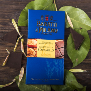 Шоколад молочный с кристаллами карамели